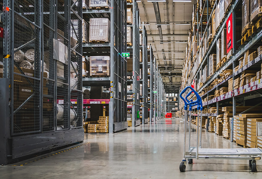 Warehouse Storage Trolley